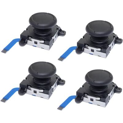 Nintendo Young Wolf 4PCS Joycon Joystick Controller Ersatz für linken rechten 3D Analog Joystick Daumen Stick für Switch Joy-Con und Switch Lite Nintendo Young Wolf 4PCS Joycon Joystick Controller Ersatz für linken rechten 3D Analog Joystick Daumen Stick für Switch Joy-Con und Switch Lite