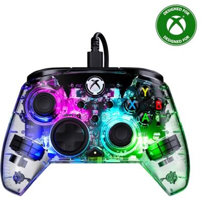 Turtle Beach Afterglow RGB-Controller mit Kabel, lizenziert für XBOX & PC Transparent, XBOX Series X S/XBOX One, RGB-Beleuchtung, 2 belegbare Tasten, Hall-Effect-Hair-Trigger, Audiosteuerung Turtle Beach Afterglow RGB-Controller mit Kabel, lizenziert für XBOX & PC Transparent, XBOX Series X S/XBOX One, RGB-Beleuchtung, 2 belegbare Tasten, Hall-Effect-Hair-Trigger, Audiosteuerung