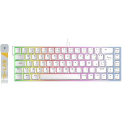 THE G-LAB Keyz Titanium HE Gaming-Tastatur, Hall Effekt, magnetisch, QWERTY ES THE G-LAB Keyz Titanium HE Gaming-Tastatur, Hall Effekt, magnetisch, QWERTY ES