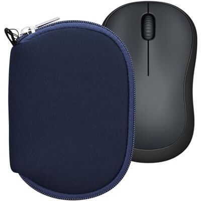 kwmobile Hülle für Logitech M220 Silent / M235 / M185 Hülle Mouse Case Neopren Tasche Schutzhülle für PC Maus Transporttasche Zubehör Dunkelblau kwmobile Hülle für Logitech M220 Silent / M235 / M185 Hülle Mouse Case Neopren Tasche Schutzhülle für PC Maus Transporttasche Zubehör Dunkelblau