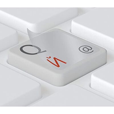 Keystickers ® 11x13mm Unten Russische Aufkleber für PC/Laptop & Notebook Tastaturen, transparente Matte Folie Farbe: ROT русские наклейки на клавиатуру Russian Keyboard Stickers Keystickers ® 11x13mm Unten Russische Aufkleber für PC/Laptop & Notebook Tastaturen, transparente Matte Folie Farbe: ROT русские наклейки на клавиатуру Russian Keyboard Stickers