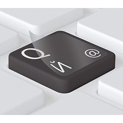 Keystickers ® 11x13mm Unten Russische Aufkleber für PC/Laptop & Notebook Tastaturen, transparente Matte Folie Farbe: WEIß русские наклейки на клавиатуру Russian Keyboard Stickers Keystickers ® 11x13mm Unten Russische Aufkleber für PC/Laptop & Notebook Tastaturen, transparente Matte Folie Farbe: WEIß русские наклейки на клавиатуру Russian Keyboard Stickers