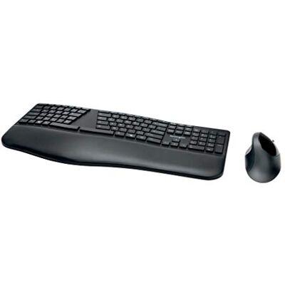 Kensington Pro Fit Ergo Wireless Keyboard and Mouse Tastatur-und-Maus-Set kabellos 2.4 GHz, Bluetooth 4.0 Italienisch Schwarz Kensington Pro Fit Ergo Wireless Keyboard and Mouse Tastatur-und-Maus-Set kabellos 2.4 GHz, Bluetooth 4.0 Italienisch Schwarz