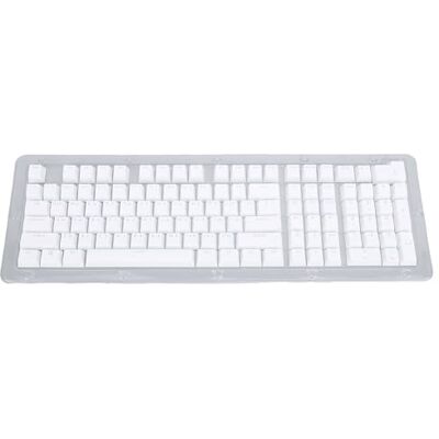 LICAEVEY 112 Tasten Arabische Mechanische Tastaturschlüsselkaps, Minimalistisches Design für 61/64/68/84/87/96/98/100/104/108 Layouts (ABS, Backstreuit kompatibel) (WHITE) LICAEVEY 112 Tasten Arabische Mechanische Tastaturschlüsselkaps, Minimalistisches Design für 61/64/68/84/87/96/98/100/104/108 Layouts (ABS, Backstreuit kompatibel) (WHITE)