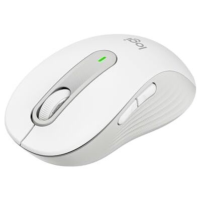 Logitech Signature M650 Kabellose Maus für kleine bis mittelgroße Hände, 2-Jahres-Batterie, Leise Klicks, Anpassbare Seitentasten, Bluetooth, Kompatibilität mit mehreren Geräten Weiß Logitech Signature M650 Kabellose Maus für kleine bis mittelgroße Hände, 2-Jahres-Batterie, Leise Klicks, Anpassbare Seitentasten, Bluetooth, Kompatibilität mit mehreren Geräten Weiß