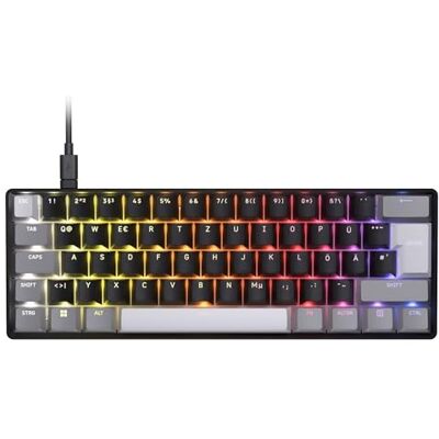 Corsair Clipper PRO MINI 60 SOCD Gaming-Tastatur mit Hall-Effekt – Schwarz Rapid-Trigger, 8000Hz, Einstellbare Betätigung, IP57 Wasser/Staub, Kabelgebunden, RGB, DE QWERTZ, für Windows-PC und Mac Corsair Clipper PRO MINI 60 SOCD Gaming-Tastatur mit Hall-Effekt – Schwarz Rapid-Trigger, 8000Hz, Einstellbare Betätigung, IP57 Wasser/Staub, Kabelgebunden, RGB, DE QWERTZ, für Windows-PC und Mac