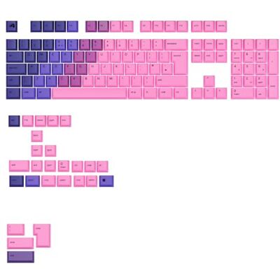 GLORIOUS Gaming GPBT Gradient Keycaps für mechanische Spezialtastaturen (Nebula), lichtechter Sublimationsdruck, 100%-, 75%- 65%- und 60%-Tastaturen, PBT- Englische QWERTY-Belegung GLORIOUS Gaming GPBT Gradient Keycaps für mechanische Spezialtastaturen (Nebula), lichtechter Sublimationsdruck, 100%-, 75%- 65%- und 60%-Tastaturen, PBT- Englische QWERTY-Belegung