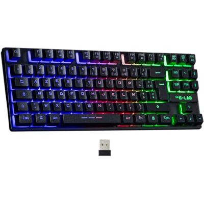 THE G-LAB Tastiera Da Gioco Keyz Cesium Tkl Wireless Wireless Azerty Nera THE G-LAB Tastiera Da Gioco Keyz Cesium Tkl Wireless Wireless Azerty Nera