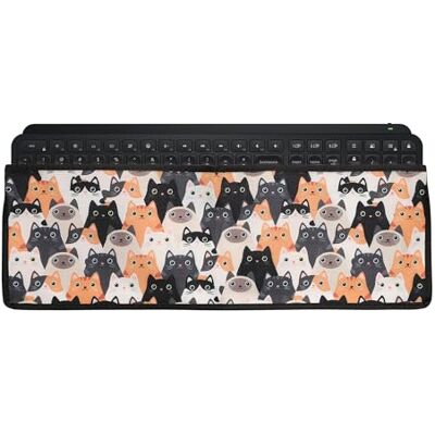 kwmobile Tastaturabdeckung Tastatur Hülle für Logitech MX Keys Wireless Abdeckung 46,6 x 14,8 cm Staubschutz Keyboard Cover Tastaturschutz Schutzhülle kwmobile Tastaturabdeckung Tastatur Hülle für Logitech MX Keys Wireless Abdeckung 46,6 x 14,8 cm Staubschutz Keyboard Cover Tastaturschutz Schutzhülle