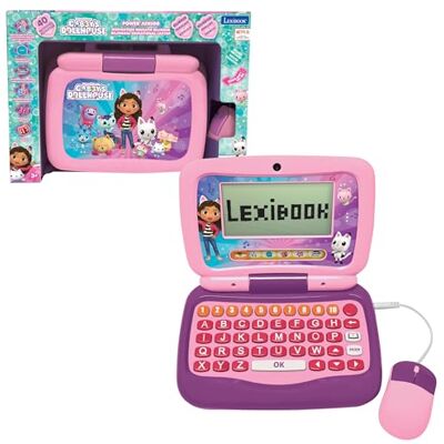 Lexibook , Gabby und das magische Haus, Lerncomputer, JC398GDHi1 Französisch/Englisch, 40 Aktivitäten, Silben- und Spielmethode, 3 animierte Geschichten, realistische Tastatur und Maus Lexibook , Gabby und das magische Haus, Lerncomputer, JC398GDHi1 Französisch/Englisch, 40 Aktivitäten, Silben- und Spielmethode, 3 animierte Geschichten, realistische Tastatur und Maus