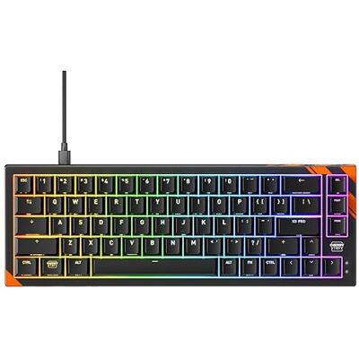 CHERRY XTRFY K5 Pro TMR Compact Magnetisch verkabelte Gametaste, Anpassbare MK Crystal-Schalter, Hot-Swap, Rapid Trigger, SnapKey, Schalldämpfung, 8000 Hz, US Layout (QWERTY), Schwarz CHERRY XTRFY K5 Pro TMR Compact Magnetisch verkabelte Gametaste, Anpassbare MK Crystal-Schalter, Hot-Swap, Rapid Trigger, SnapKey, Schalldämpfung, 8000 Hz, US Layout (QWERTY), Schwarz
