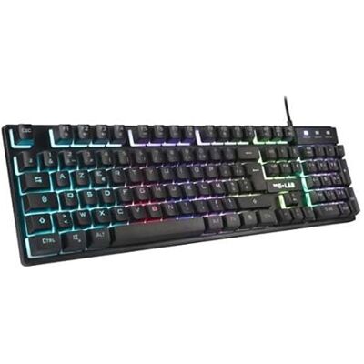THE G-LAB Keyz Caesium TKL Gaming-Tastatur, USB, 87 Tasten, QWERTY-Tastatur, Mehrfarbig, mit LED-Hintergrundbeleuchtung, Gaming, kompakt, ohne Ziffernblock für PC/PS4/PS5/XBOX, Weiß THE G-LAB Keyz Caesium TKL Gaming-Tastatur, USB, 87 Tasten, QWERTY-Tastatur, Mehrfarbig, mit LED-Hintergrundbeleuchtung, Gaming, kompakt, ohne Ziffernblock für PC/PS4/PS5/XBOX, Weiß