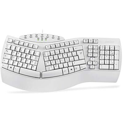 Perixx PERIBOARD-512 Ergonomische Tastatur – Design Suddivisato – Layout Italiano QWERTY – Weiß Perixx PERIBOARD-512 Ergonomische Tastatur – Design Suddivisato – Layout Italiano QWERTY – Weiß