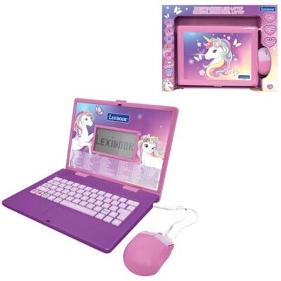 Lexibook , Einhorn, Lern-Laptop, JC601UNIi3LXB Deutsch/Englisch, 164 Aktivitäten, großer Bildschirm, Tastatur & Maus, schlankes Design Lexibook , Einhorn, Lern-Laptop, JC601UNIi3LXB Deutsch/Englisch, 164 Aktivitäten, großer Bildschirm, Tastatur & Maus, schlankes Design