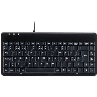 Perixx PERIBOARD-409 Mini-Tastatur PS2 mit Kabel, Schwarz, Layout auf Spanisch Perixx PERIBOARD-409 Mini-Tastatur PS2 mit Kabel, Schwarz, Layout auf Spanisch