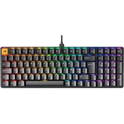 GLORIOUS Gaming GMMK 2 Compact (65%) – Mechanisches Gaming-Keyboard, Aluminiumrahmen, anpassbar, Doubleshot-Kappen, Fox Schalter, tastenweise RGB, Englisch QWERTY Layout Weiß GLORIOUS Gaming GMMK 2 Compact (65%) – Mechanisches Gaming-Keyboard, Aluminiumrahmen, anpassbar, Doubleshot-Kappen, Fox Schalter, tastenweise RGB, Englisch QWERTY Layout Weiß