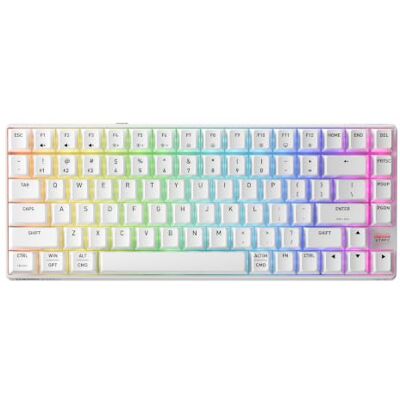 CHERRY XTRFY K33 Compact Wireless, Wireless Mem-chanical Gaming-Tastatur, 75% Größe, Multi-Device Tastatur, RGB-Beleuchtung, IP54 Staub- und Spritzwassergeschützt, US-Format (QWERTY), Weiß CHERRY XTRFY K33 Compact Wireless, Wireless Mem-chanical Gaming-Tastatur, 75% Größe, Multi-Device Tastatur, RGB-Beleuchtung, IP54 Staub- und Spritzwassergeschützt, US-Format (QWERTY), Weiß