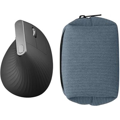 kwmobile Maus Tasche kompatibel mit Logitech Lift/MX Vertical/Anker Vertical Hülle Case für Bluetooth Maus aus robustem Cord und Neopren Stoff Vintage Blue kwmobile Maus Tasche kompatibel mit Logitech Lift/MX Vertical/Anker Vertical Hülle Case für Bluetooth Maus aus robustem Cord und Neopren Stoff Vintage Blue