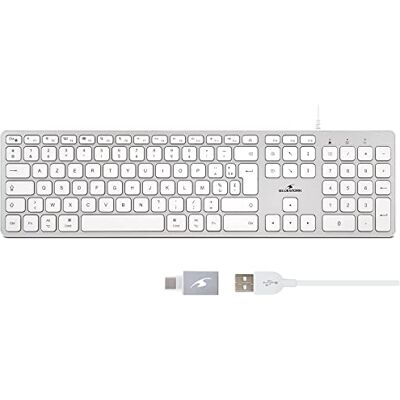 Bluestork Tastiera Per Mac Cablata Layout Francese Bluestork Tastiera Per Mac Cablata Layout Francese