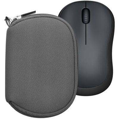 kwmobile Hülle für Logitech M220 Silent / M235 / M185 Hülle Mouse Case Neopren Tasche Schutzhülle für PC Maus Transporttasche Zubehör Dunkelgrau kwmobile Hülle für Logitech M220 Silent / M235 / M185 Hülle Mouse Case Neopren Tasche Schutzhülle für PC Maus Transporttasche Zubehör Dunkelgrau