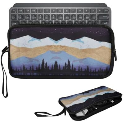 kwmobile Tastatur Tasche für Logitech Mx Keys Mini Wireless Tasche Neopren Cover 2 Innentaschen Wireless Keyboard Tastatur Hülle Schutzhülle Weiß Hellbraun Dunkelblau kwmobile Tastatur Tasche für Logitech Mx Keys Mini Wireless Tasche Neopren Cover 2 Innentaschen Wireless Keyboard Tastatur Hülle Schutzhülle Weiß Hellbraun Dunkelblau