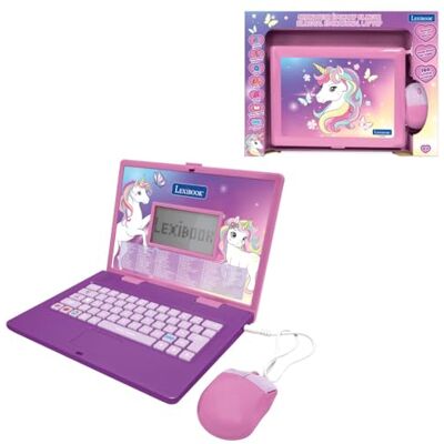 Lexibook , Unicorn Lerncomputer, JC601UNIi1LXB Englisch/Französisch, 164 Aktivitäten, schlankes Design, realistische Tastatur und Maus, Mathematik, Logik, Musik Lexibook , Unicorn Lerncomputer, JC601UNIi1LXB Englisch/Französisch, 164 Aktivitäten, schlankes Design, realistische Tastatur und Maus, Mathematik, Logik, Musik