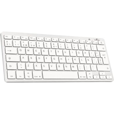 Bluestork Kabellose Bluetooth-Tastatur für Mac, MacBook Pro, MacBook Air, iPad Air 4/3, iPad Pro 12.9/11, iPad Air/Pro/Mini, iPhone, Mini-Tastatur für Mac QWERTY mit Ñ, kompakt und leicht Bluestork Kabellose Bluetooth-Tastatur für Mac, MacBook Pro, MacBook Air, iPad Air 4/3, iPad Pro 12.9/11, iPad Air/Pro/Mini, iPhone, Mini-Tastatur für Mac QWERTY mit Ñ, kompakt und leicht