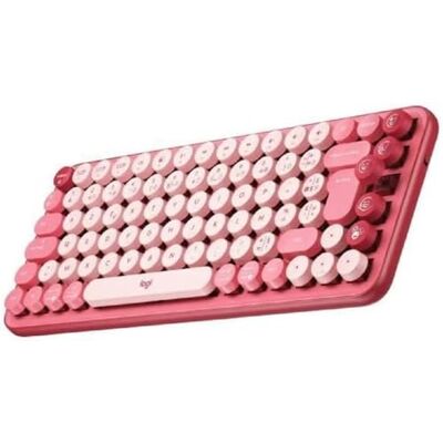 Logitech POP Keys Mechanische kabellose Tastatur mit anpassbaren Emoji-Tasten, Französisches AZERTY-Layout Heartbreaker Logitech POP Keys Mechanische kabellose Tastatur mit anpassbaren Emoji-Tasten, Französisches AZERTY-Layout Heartbreaker