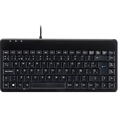 Perixx PERIBOARD-409 Teclado USB Ordenador Pequeño, QWERTY Español, Negro Perixx PERIBOARD-409 Teclado USB Ordenador Pequeño, QWERTY Español, Negro
