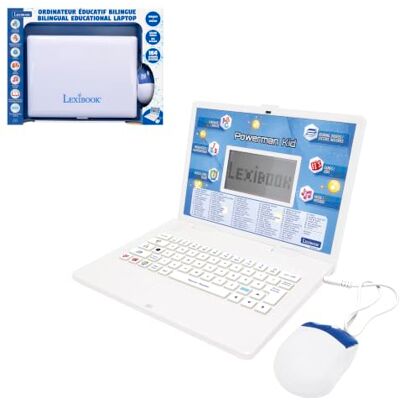Lexibook , Lerncomputer Französisch/Englisch, Weiß, JC601i1LXB Zweisprachiger Computer mit 164 Aktivitäten, Tastatur, Maus und Französisch/Englisch. Lexibook , Lerncomputer Französisch/Englisch, Weiß, JC601i1LXB Zweisprachiger Computer mit 164 Aktivitäten, Tastatur, Maus und Französisch/Englisch.