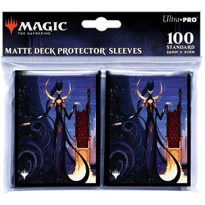 Ultra Pro MTG Wilds of Eldraine Ashiok, Wicked Manipulator Standard Deck Protector Sleeves (100ct) Protect MTG Cards from Scuffs & Scratches, Safely Store Collectible Cards Ultra Pro MTG Wilds of Eldraine Ashiok, Wicked Manipulator Standard Deck Protector Sleeves (100ct) Protect MTG Cards from Scuffs & Scratches, Safely Store Collectible Cards