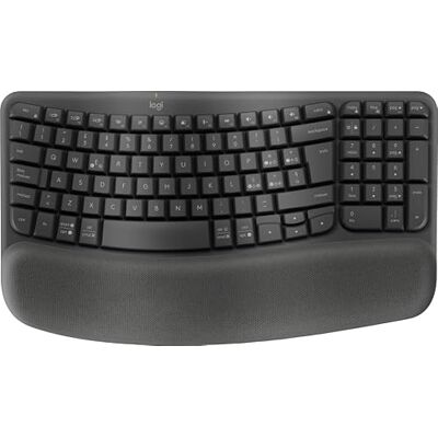 Logitech Wave Keys kabellos Ergonomic Tastatur ITA QWERTY Logitech Wave Keys kabellos Ergonomic Tastatur ITA QWERTY