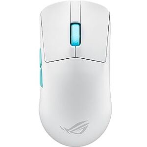 Asus ROG Harpe Ace Aim Lab Edition White RGB Gaming Maus weiß (kabellos, 2,4 GHz RF, Bluetooth, USB, optischer ROG AimPoint-Sensor 36.000 DPI, ROG Micro Switches, fünf programmierbare Tasten) Asus ROG Harpe Ace Aim Lab Edition White RGB Gaming Maus weiß (kabellos, 2,4 GHz RF, Bluetooth, USB, optischer ROG AimPoint-Sensor 36.000 DPI, ROG Micro Switches, fünf programmierbare Tasten)