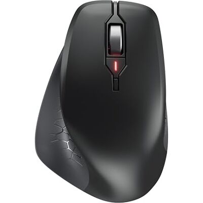 CHERRY STREAM MOUSE COMFORT, Kabellose Ergonomische Maus mit Gummierter Daumenauflage, Speziell für Rechtshänder, 2,4 GHz Funk, 6 Flüsterleise Tasten, Schwarz CHERRY STREAM MOUSE COMFORT, Kabellose Ergonomische Maus mit Gummierter Daumenauflage, Speziell für Rechtshänder, 2,4 GHz Funk, 6 Flüsterleise Tasten, Schwarz