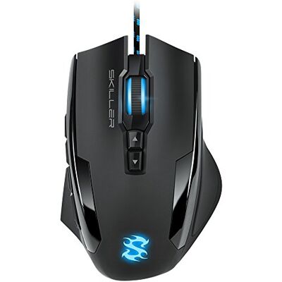 Sharkoon Skiller SGM1 Gaming Maus mit Makrotasten (10800 DPI, RGB-Beleuchtung, 12 Tasten, Weight-Tuning-System und Software) schwarz Sharkoon Skiller SGM1 Gaming Maus mit Makrotasten (10800 DPI, RGB-Beleuchtung, 12 Tasten, Weight-Tuning-System und Software) schwarz