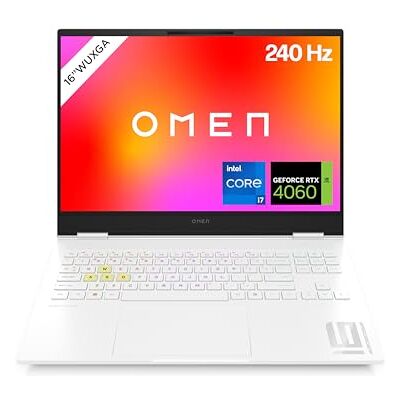 HP Omen Gaming Laptop 16 Zoll WQXGA-240 Hz Intel Core i7-14700HX 32 GB DDR5 RAM 1TB SSD NVIDIA GeForce RTX 4060 (8GB) QWERTZ Windows 11 Home Weiß HP Omen Gaming Laptop 16 Zoll WQXGA-240 Hz Intel Core i7-14700HX 32 GB DDR5 RAM 1TB SSD NVIDIA GeForce RTX 4060 (8GB) QWERTZ Windows 11 Home Weiß