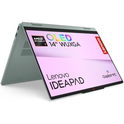 Lenovo IdeaPad 5 2in1 Laptop Copilot+ PC 14" WUXGA OLED Touch Display AMD Ryzen AI 7 445 16GB RAM 1TBSSD AMD Radeon 840M Grafik Windows 11 QWERTZ Breeze Moss 3 Monate Premium Care Lenovo IdeaPad 5 2in1 Laptop Copilot+ PC 14" WUXGA OLED Touch Display AMD Ryzen AI 7 445 16GB RAM 1TBSSD AMD Radeon 840M Grafik Windows 11 QWERTZ Breeze Moss 3 Monate Premium Care