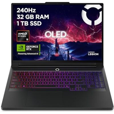 Lenovo Legion Pro 7 Gaming AI Laptop 16" WQXGA OLED 240Hz Display AMD Ryzen 9 9955HX 32GB RAM 1TB SSD NVIDIA GeForce RTX 5070Ti Windows 11 QWERTZ Schwarz 3 Monate GamePass Lenovo Legion Pro 7 Gaming AI Laptop 16" WQXGA OLED 240Hz Display AMD Ryzen 9 9955HX 32GB RAM 1TB SSD NVIDIA GeForce RTX 5070Ti Windows 11 QWERTZ Schwarz 3 Monate GamePass