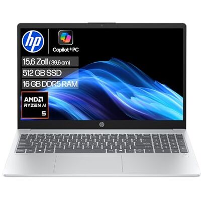 HP OmniBook 3 Next Gen AI PC 15-fn0523ng Copilot+ PC 15.6 Zoll FHD Display (1920 x 1080) AMD Ryzen AI 5 330 (50 NPU-Tops) 16GB RAM 512GB SSD QWERTZ Tastatur Windows 11 Home Silber HP OmniBook 3 Next Gen AI PC 15-fn0523ng Copilot+ PC 15.6 Zoll FHD Display (1920 x 1080) AMD Ryzen AI 5 330 (50 NPU-Tops) 16GB RAM 512GB SSD QWERTZ Tastatur Windows 11 Home Silber
