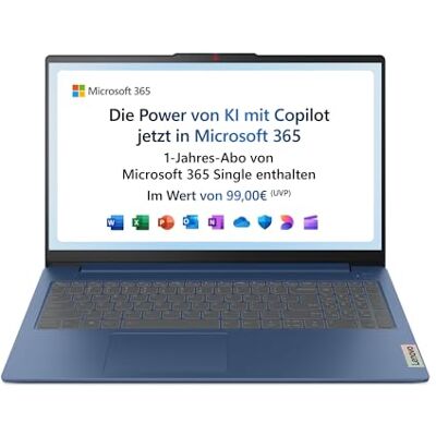Lenovo IdeaPad Slim 3 Laptop 15.6" FHD Display AMD Athlon Silver 10 128GB SSD 8 GB RAM AMD Radeon Grafik QWERTZ Windows 11 Abyss Blue 3 Monate Premium Care Lenovo IdeaPad Slim 3 Laptop 15.6" FHD Display AMD Athlon Silver 10 128GB SSD 8 GB RAM AMD Radeon Grafik QWERTZ Windows 11 Abyss Blue 3 Monate Premium Care
