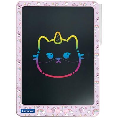 Lexibook , Power Draw Elektronische Zeichentafel, pink, CRT14GLXB 14 Zoll E-Ink-LCD-Display, Stift enthalten, unbegrenztes Löschen, pink Lexibook , Power Draw Elektronische Zeichentafel, pink, CRT14GLXB 14 Zoll E-Ink-LCD-Display, Stift enthalten, unbegrenztes Löschen, pink