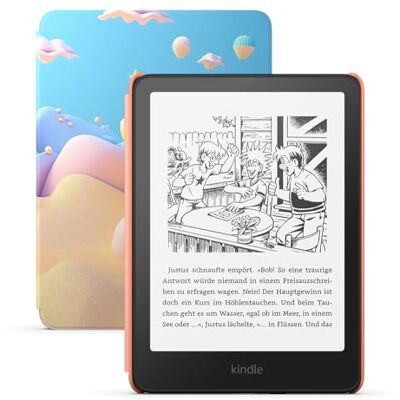Amazon Kindle Paperwhite Kids (neueste Generation) – Größeres, blendfreies 7-Zoll-Display – Mit Kindle lesen Kinder durchschnittlich mehr als mehr als 45 Minuten – 16 GB – Tiefsee-Design Amazon Kindle Paperwhite Kids (neueste Generation) – Größeres, blendfreies 7-Zoll-Display – Mit Kindle lesen Kinder durchschnittlich mehr als mehr als 45 Minuten – 16 GB – Tiefsee-Design