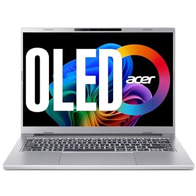 Acer Aspire 14 AI OLED (A14-61M-R8XZ) AI Laptop, Copilot+ PC, 14 Inch WUXGA OLED Display, AMD Ryzen AI 5 330, 16 GB RAM, 1 TB SSD, AMD Radeon 820M, Windows 11, QWERTZ Keyboard, Silver Acer Aspire 14 AI OLED (A14-61M-R8XZ) AI Laptop, Copilot+ PC, 14 Inch WUXGA OLED Display, AMD Ryzen AI 5 330, 16 GB RAM, 1 TB SSD, AMD Radeon 820M, Windows 11, QWERTZ Keyboard, Silver