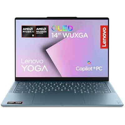 Lenovo Yoga Slim 7 Laptop Copilot+ PC 14" WUXGA OLED Touch Display AMD Ryzen AI 5 430 16GB RAM 512GB SSD AMD Radeon 840M Windows 11 QWERTZ Tidal Teal 3 Monate Premium Care Lenovo Yoga Slim 7 Laptop Copilot+ PC 14" WUXGA OLED Touch Display AMD Ryzen AI 5 430 16GB RAM 512GB SSD AMD Radeon 840M Windows 11 QWERTZ Tidal Teal 3 Monate Premium Care
