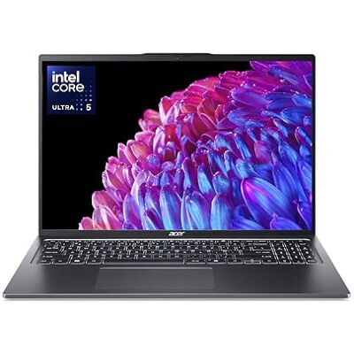 Acer Swift Go 16 SFG16-72-561M Ultraptop Copilot 16 Zoll WQXGA IPS 60Hz (Intel Core Ultra 5 125U, 16 GB RAM, 512 GB SSD, Intel Graphics, Windows 11) Grau, Metall-Finish Acer Swift Go 16 SFG16-72-561M Ultraptop Copilot 16 Zoll WQXGA IPS 60Hz (Intel Core Ultra 5 125U, 16 GB RAM, 512 GB SSD, Intel Graphics, Windows 11) Grau, Metall-Finish
