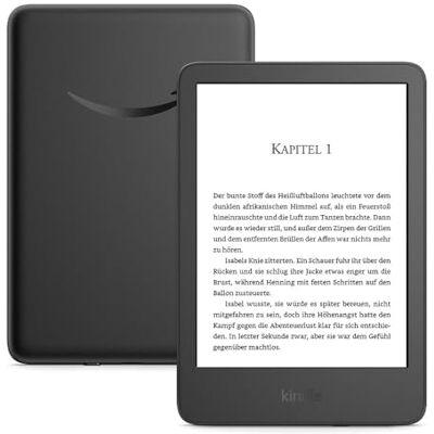 Amazon Zertifiziert und generalüberholt Kindle(16 GB)-Der leichteste und kompakteste Kindle,mit blendfreiem Bildschirm,schnellerem Umblättern,anpassbarem Frontlicht und langer Akkulaufzeit-mit Werbung Amazon Zertifiziert und generalüberholt Kindle(16 GB)-Der leichteste und kompakteste Kindle,mit blendfreiem Bildschirm,schnellerem Umblättern,anpassbarem Frontlicht und langer Akkulaufzeit-mit Werbung