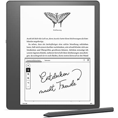 Amazon Zertifiziert und generalüberholt Kindle Scribe, der erste Kindle mit Schreibfunktion, mit 10,2-Zoll-Paperwhite-Display mit 300 ppi, mit Premium-Eingabestift 16 GB Amazon Zertifiziert und generalüberholt Kindle Scribe, der erste Kindle mit Schreibfunktion, mit 10,2-Zoll-Paperwhite-Display mit 300 ppi, mit Premium-Eingabestift 16 GB