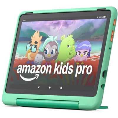 Amazon Fire HD 10 Kids Pro-Tablet (Neueste Generation), für Kinder ab dem Grundschulalter 10-Zoll-Display, lange Akkulaufzeit, Kindersicherung und dünne Hülle Version 2023, 32 GB, Mintgrün Amazon Fire HD 10 Kids Pro-Tablet (Neueste Generation), für Kinder ab dem Grundschulalter 10-Zoll-Display, lange Akkulaufzeit, Kindersicherung und dünne Hülle Version 2023, 32 GB, Mintgrün