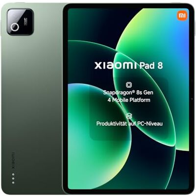 Xiaomi Pad 8 Tablet 11.2 Zoll, 8+128GB Speiche, 9200mAh Akku, Pine Green Xiaomi Pad 8 Tablet 11.2 Zoll, 8+128GB Speiche, 9200mAh Akku, Pine Green