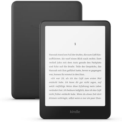 Amazon Zertifiziert und generalüberholt Kindle Paperwhite (16 GB) – Unser schnellster Kindle, mit neuem 7-Zoll-Display und wochenlanger Akkulaufzeit – mit Werbung – schwarz Amazon Zertifiziert und generalüberholt Kindle Paperwhite (16 GB) – Unser schnellster Kindle, mit neuem 7-Zoll-Display und wochenlanger Akkulaufzeit – mit Werbung – schwarz